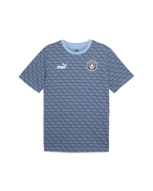 T-Shirt à Motifs ftblCULTURE chester City L Team Light Blue White PUMA pour homme