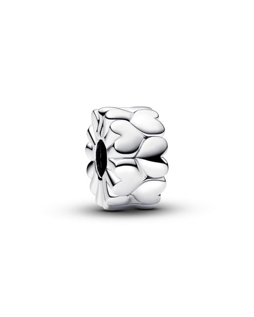 Pandora Infinite Hearts Sparkling Clipbedel in het White