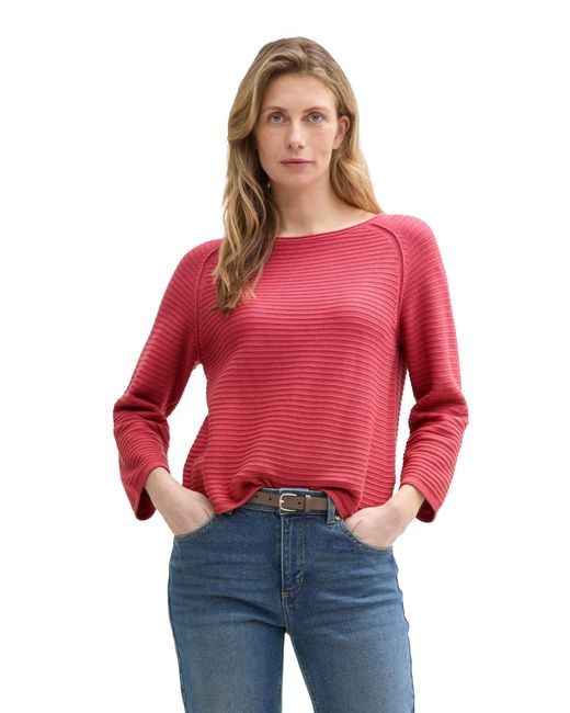 Tom Tailor Red Slim Chino Hose mit Gürtel