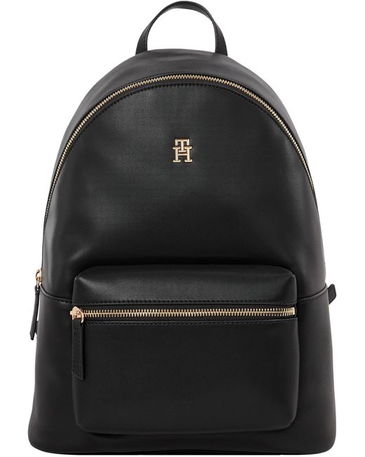 Mochila Mujer Logotape elegante Tommy Hilfiger de color Black