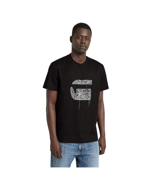 G-Star para Hombre Stitch Burger r t G-Star de hombre de color Black