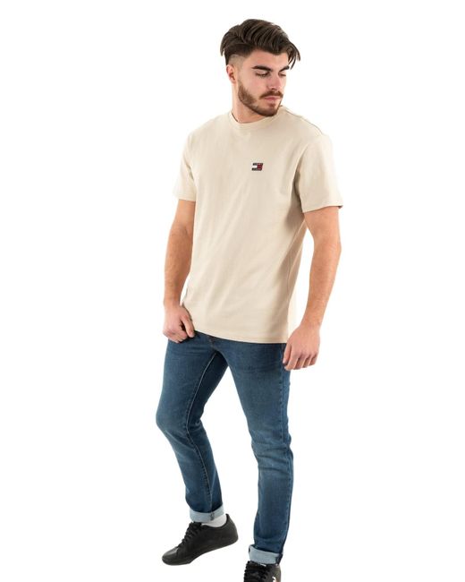 Tommy Hilfiger Tommy Jeans Classic Badge T-shirt in Blue for Men | Lyst UK