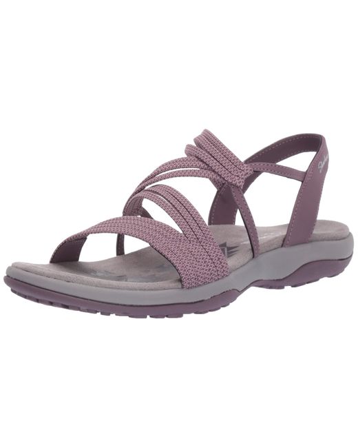 Skechers Reggae Slim-skech Appeal-z-gore Slingback Sandal in Purple | Lyst