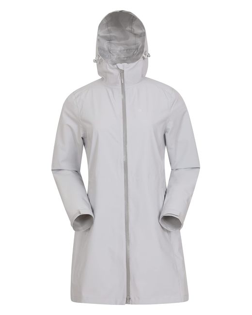 Mountain Warehouse Gray Lightweight & Breathable Raincoat With Taped