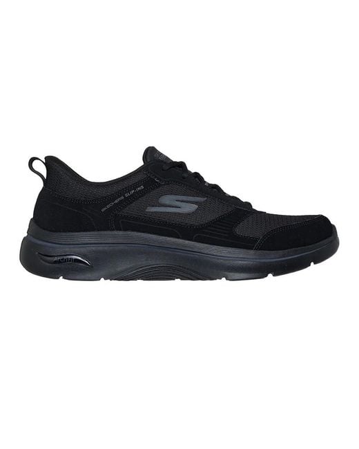 Skechers Hands-Free Slip-ins Go Walk Arch Fit 2.0 Seared Sneaker in Black für Herren