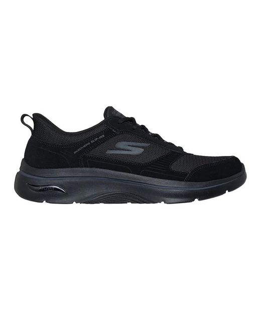 Hands-Free Slip-ins Go Walk Arch Fit 2.0 Seared di Skechers in Black da Uomo