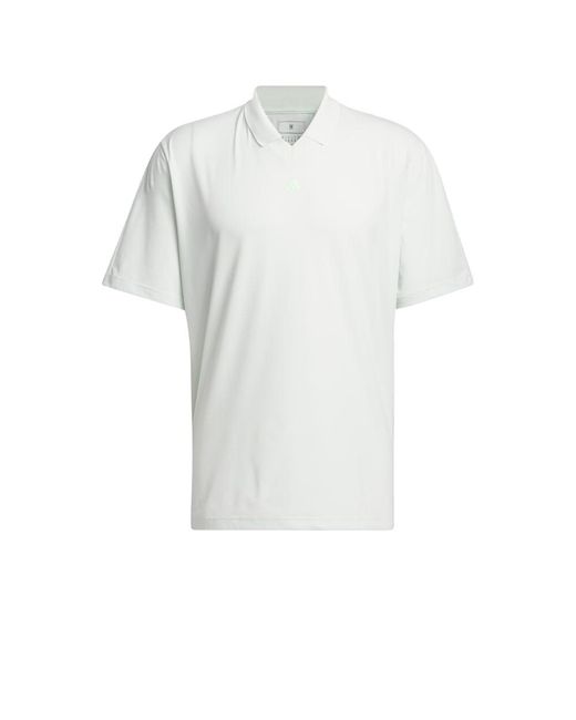 Adidas White Ultimate365 Sport Twistknit Piqué Polo Shirt Golf for men