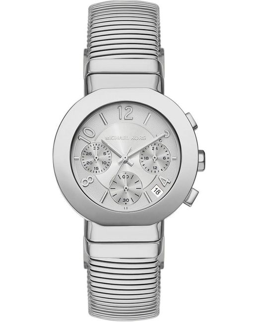 Michael Kors Gray Uhren Analog Quarz One Size Silber 32029930