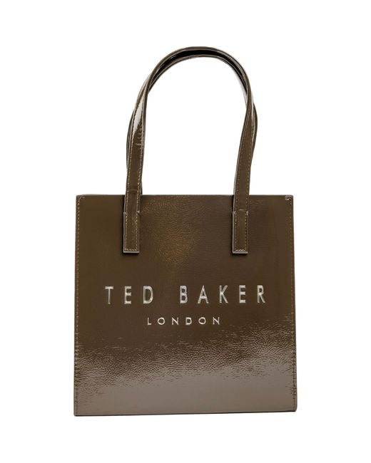 Ted Baker Brown Crinion-crinkle Small Icon Bag