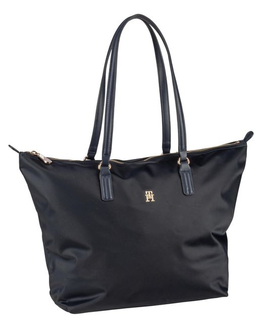 Tommy Hilfiger Black Poppy Th Tote Aw0aw15639