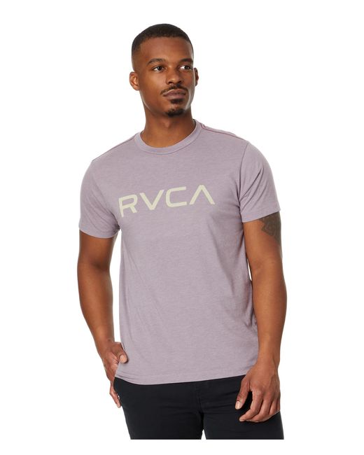 RVCA Purple Big Short Sleeve Tee for men