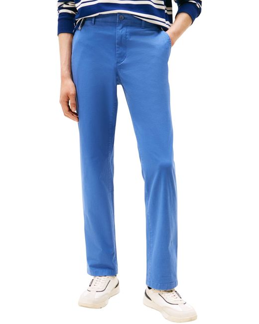 Tommy Hilfiger Core Denton Essential Twill Mw0mw40262 Chino in het Blue voor heren