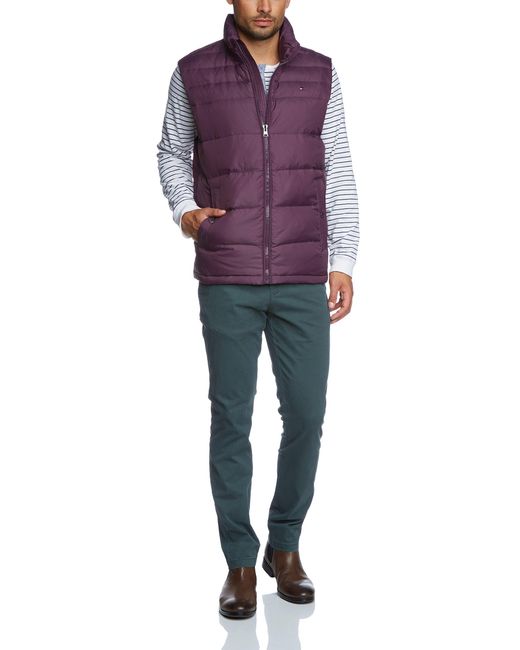 Tommy Hilfiger Hudson Vest Voor in het Purple voor heren