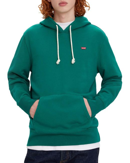Levi's New Original Sweatshirt Hoodie Kapuzenpullover in Green für Herren