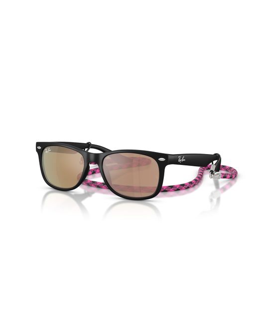 Occhiali da sole quadrati Rj9052s New Wayfarer di Ray-Ban in Black