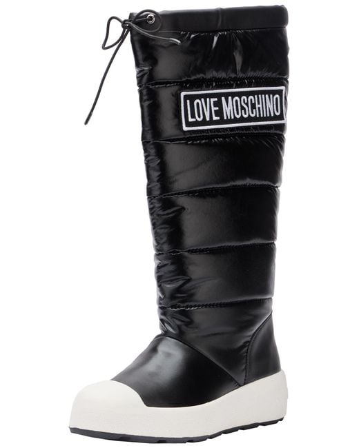 Love Moschino Black Ja15865h0h Snow Boots