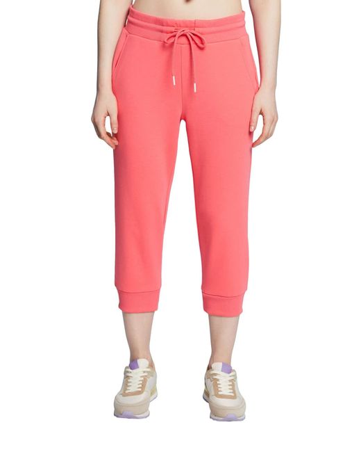 RCS Sweat Pants 7/8 Pantalones de Yoga Esprit de color Pink