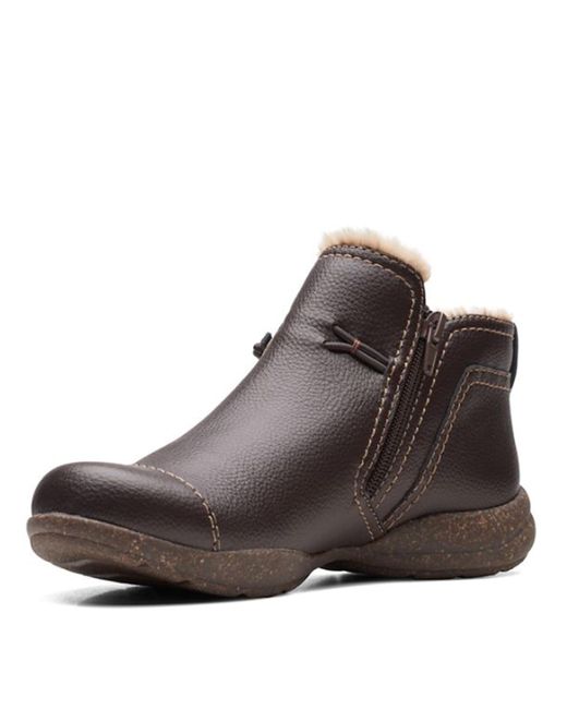 Clarks Brown Roseville Aster Ankle Boot