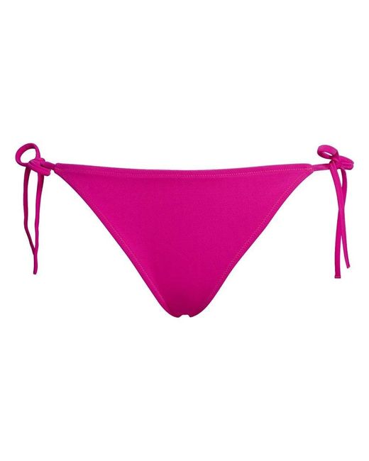 Cheeky String Side Tie Calvin Klein en coloris Purple