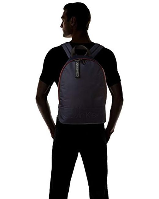 calvin klein shadow round backpack