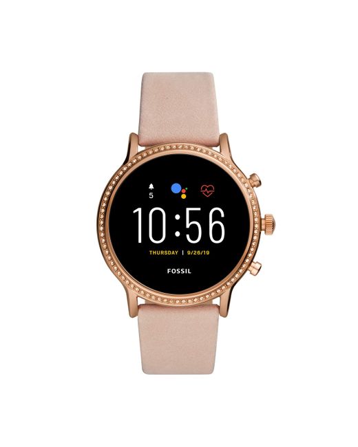 Fossil 42mm Gen 5e Stainless Steel Mesh Touchscreen Smart Watch With