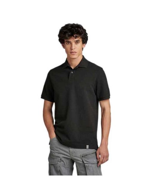 G-Star Essential Poloshirt Voor in het Black voor heren