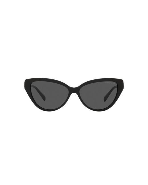 Emporio Armani Black Ea4192f Low Bridge Fit Cat Eye Sunglasses