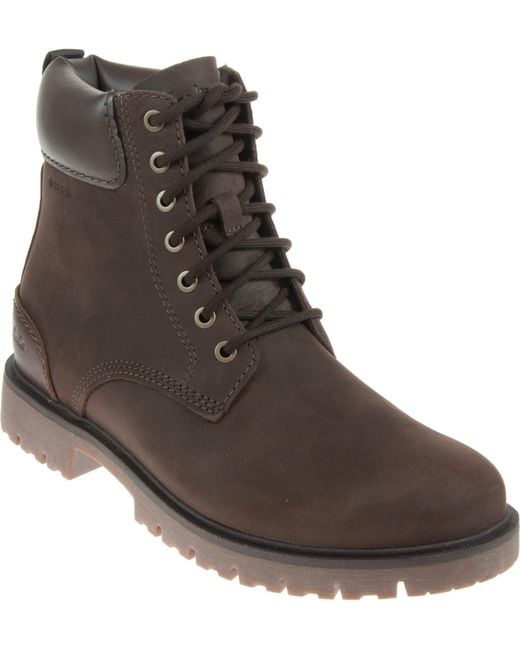 Clarks Brown Rossdale Hi Gore-tex Oxford Boot for men