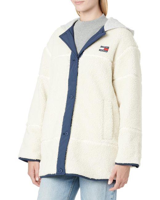 Tommy Hilfiger Multicolor Tjw Reversible Sherpa Jacket Woven Coats