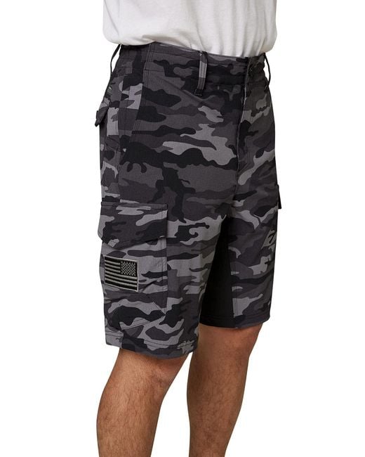 O'neill Sportswear Black Gi Jack Traveler Cargo Pocket Hybrid Stretch Walk Short for men