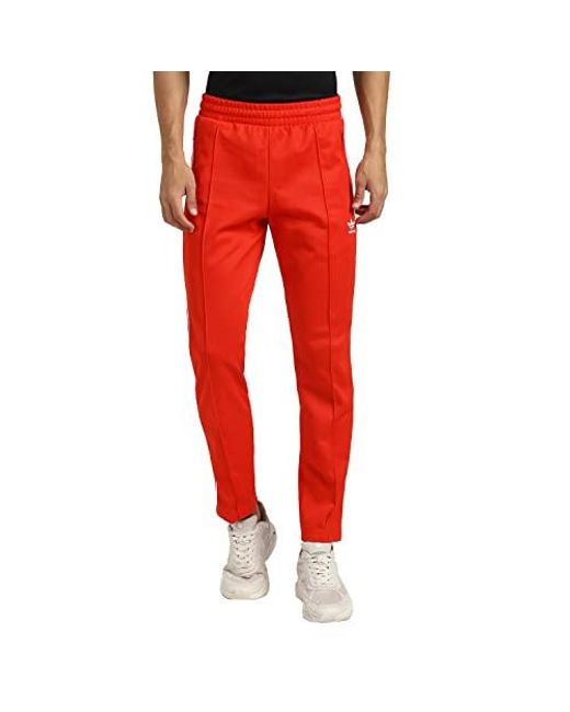 Regular Pantaloni Uomo Rosso da Uomo di adidas in Rosso | Lyst