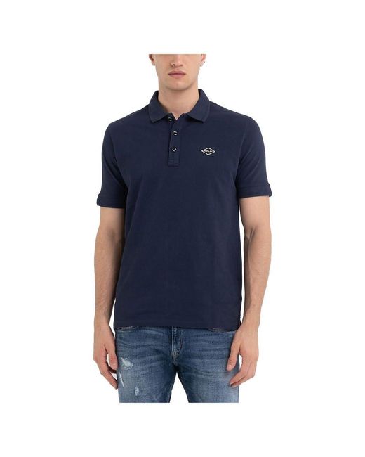 Replay Blue Men's Polo Shirt Short Sleeve Classic for men