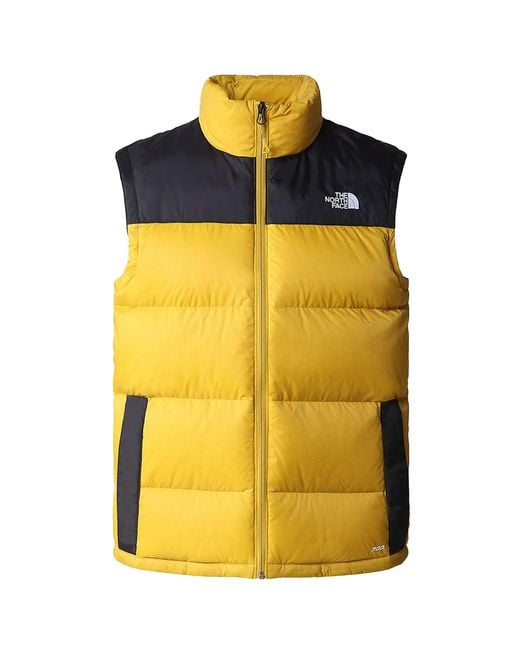 The North Face Yellow North Face Diablo Gilet for men