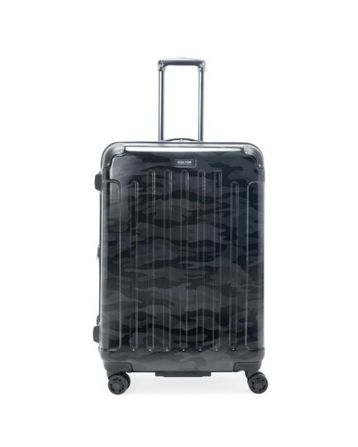 Kenneth Cole Blue Retrogade Luggage Expandable 8-wheel Spinner Lightweight Hardside Suitcase
