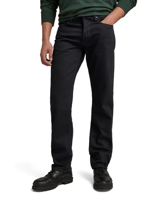 G-Star RAW Mosa Straight Jeans in Black für Herren