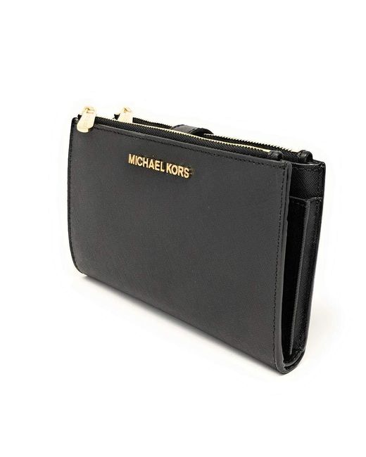 michael kors black wallet womens