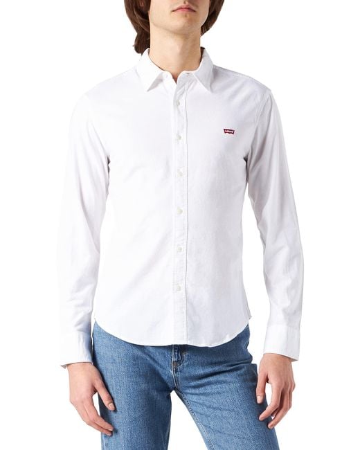 LS Battery HM Shirt Slim Camicia di Levi's in Bianco per Uomo - 14% di  sconto | Lyst