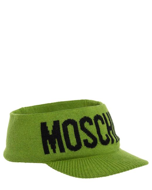 Moschino Sunvisor Green - Black