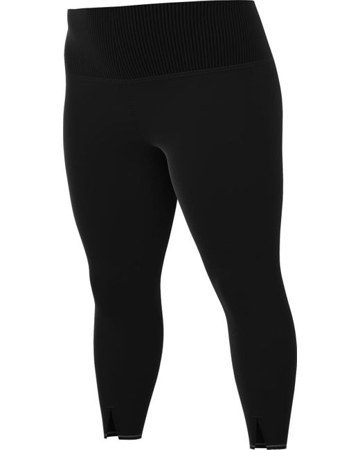 Damen Dri-Fit One HR 7/8 Rib Leggings di Nike in Black