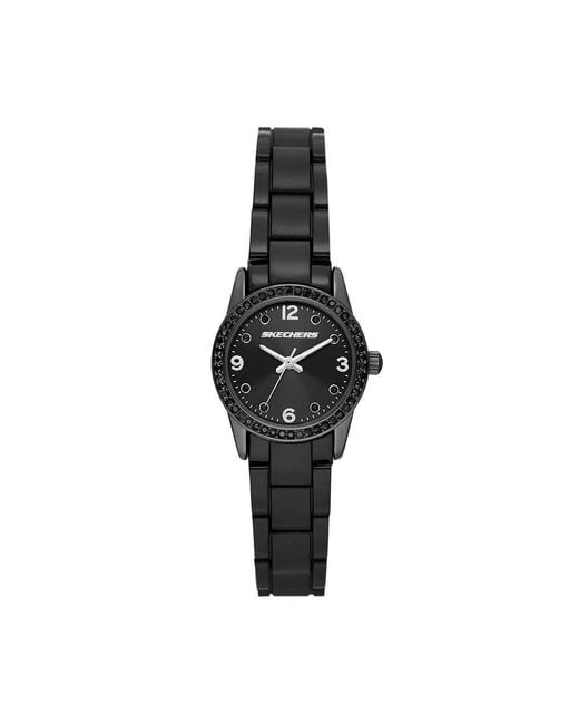 Reloj Análogico-Digital para Mujeres de Automático con Correa en Poliéster SR6278 Skechers de color Black