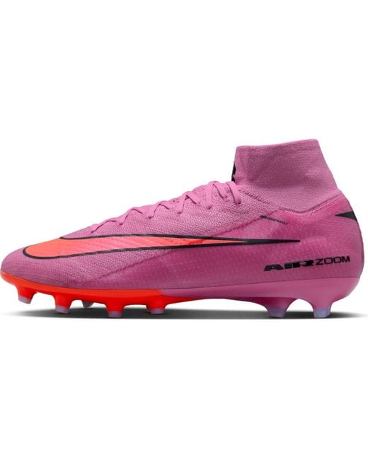 Mercurial Superfly 10 Elite AG-PRO High-Top-fußballschuh di Nike in Purple da Uomo
