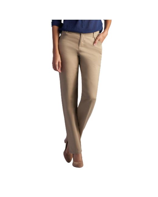 Pantaloni da donna con gamba dritta per tutto il giorno di Lee Jeans in Natural