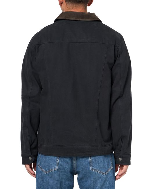 Levi's Werkkleding Katoenen Canvas Corduroy Kraag Depot Jas in het Blue voor heren