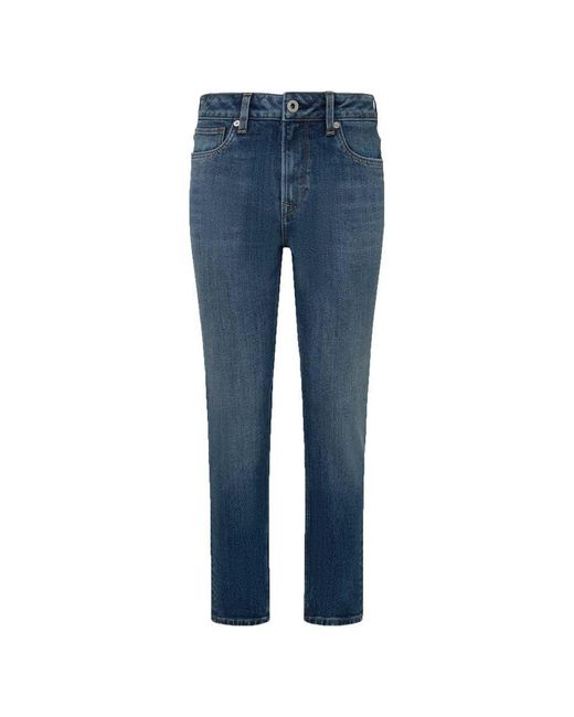 Pepe Jeans Tapered Jeans Hw Pl204591 in het Blue