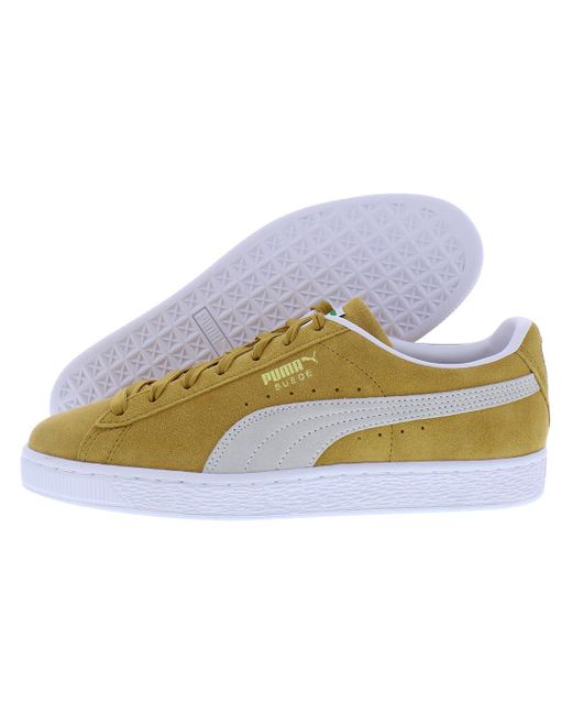 PUMA White Suede Classic Xxi S Shoes for men