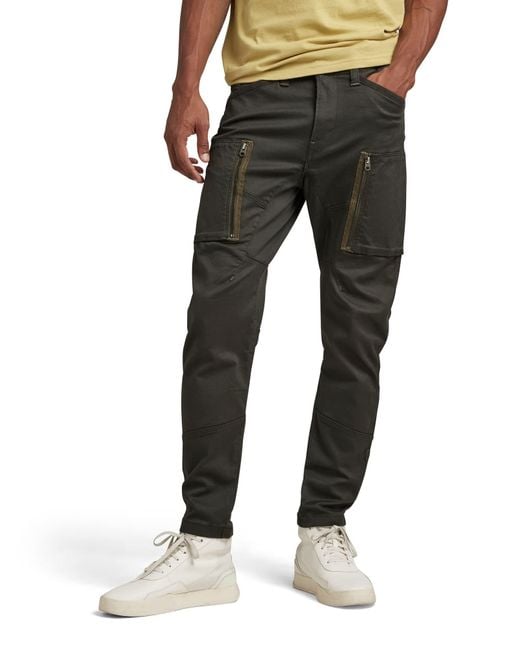 G-Star RAW Multicolor Zip Pocket 3d Skinny Fit Cargo Pants for men