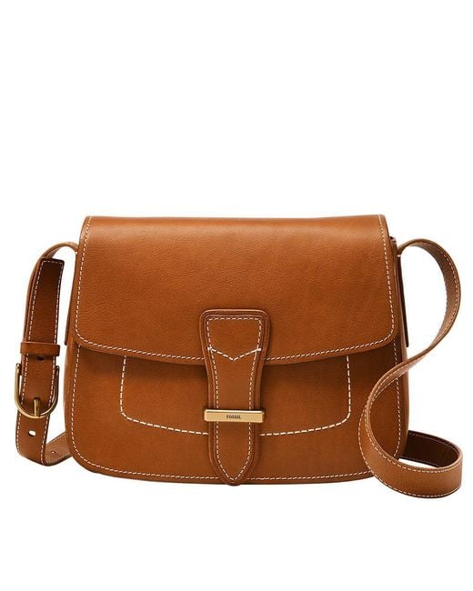 Fossil Brown Tremont Crossover Body Bag