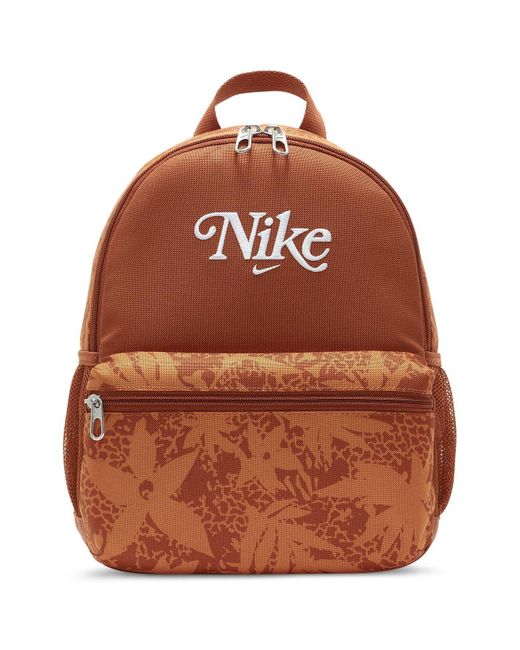 Nike Brown Brasilia Just Do It Mini Backpack