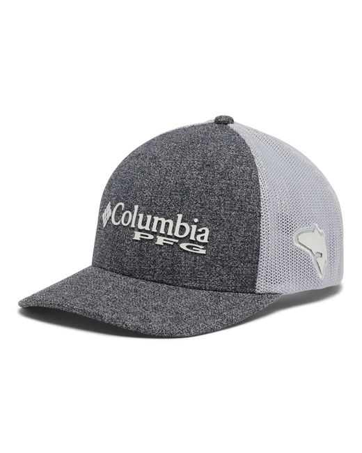 Columbia Gray Pfg Logo Mesh Ball Cap-mid