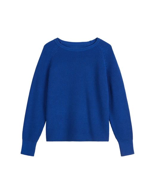 Marc O' Polo Blue Marc OߴPolo Strickpullover aus Bio-Baumwolle Loose Fit